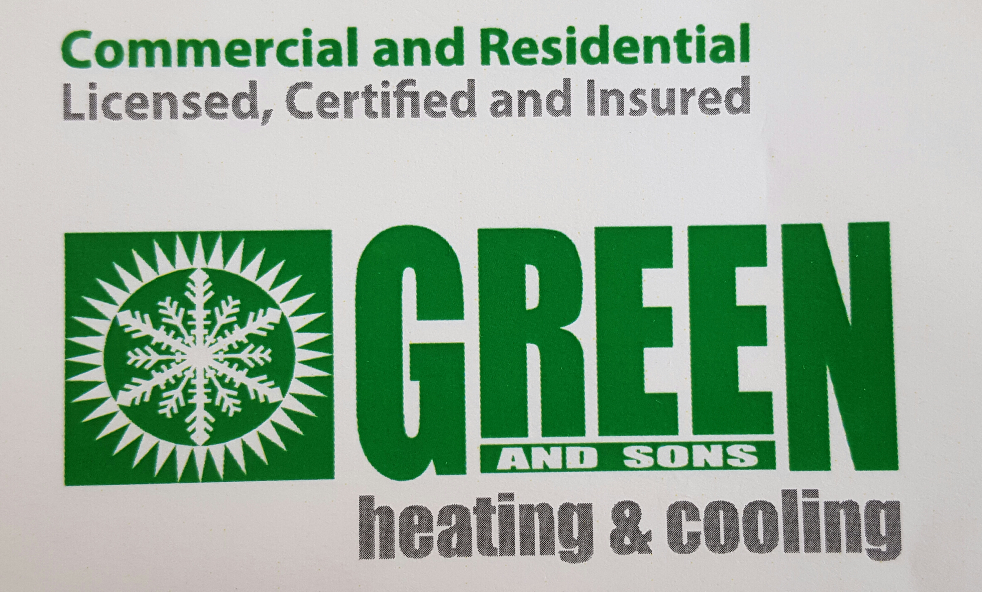Logo for Green And Sons Inc
