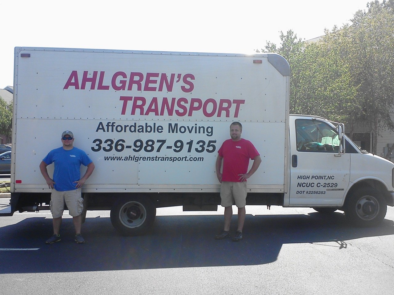 Logo for Ahlgren's Transport