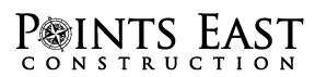 Logo for Points East Construction