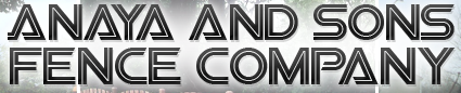 Logo for Anaya and Sons Fence Company