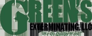 Logo for Green's Exterminating LLC