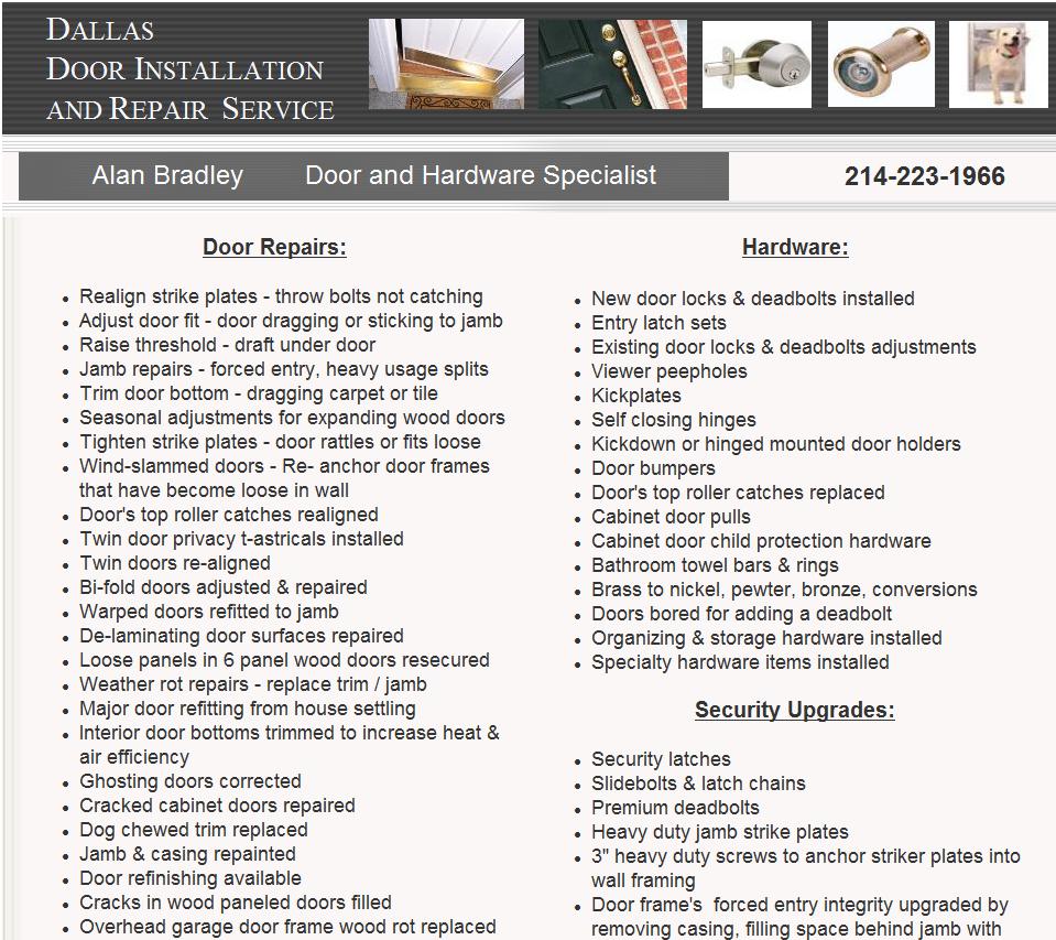 Dallas Door Installation & Repair Service logo