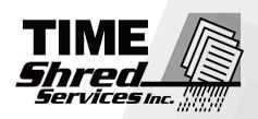 Logo for Time Shred Services