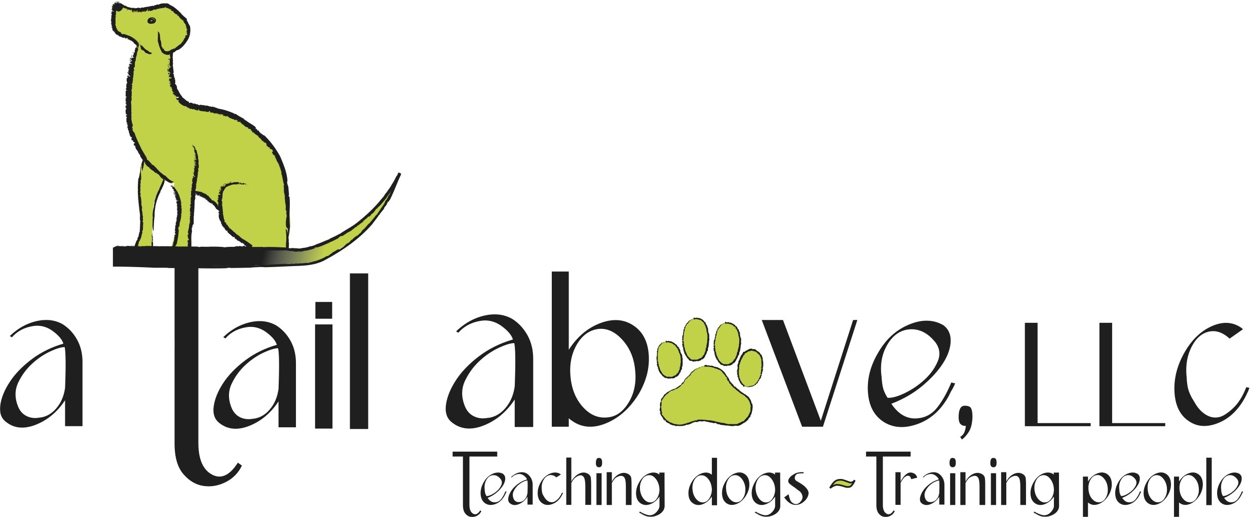Logo for A Tail Above Dog Training