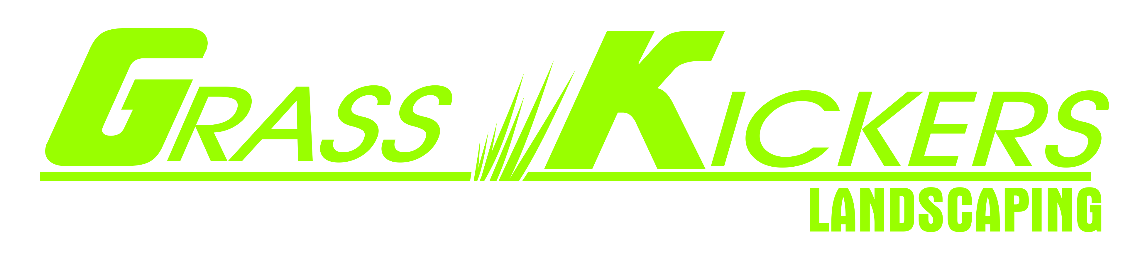 GrassKickers Landscaping logo
