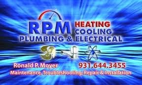 Logo for RPM Heating Cooling Plumbing & Electric