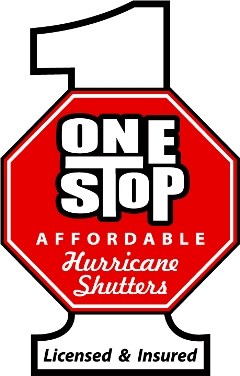 One Stop Affordable Hurricane Shutters logo