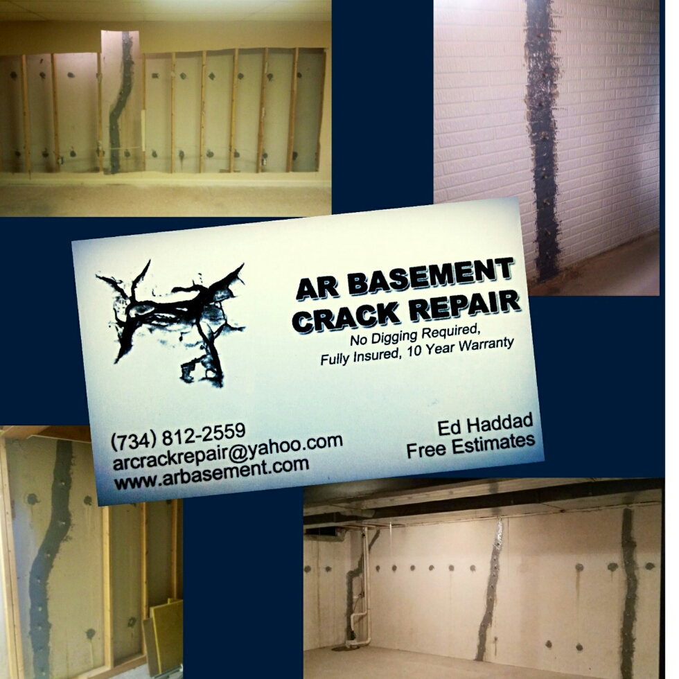 Logo for AR Basement Crack Repair
