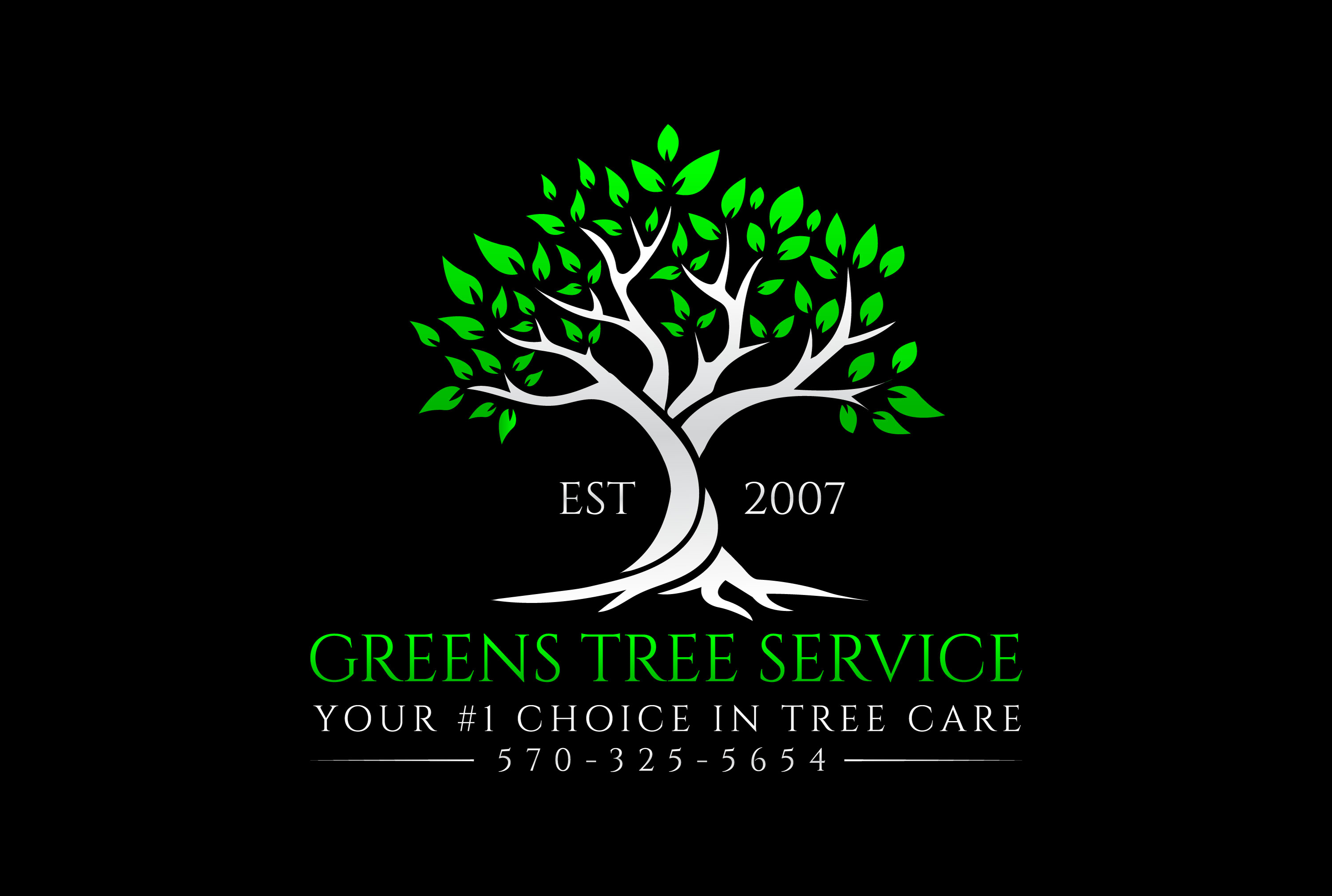 Logo for GREENS TREE SERVICE