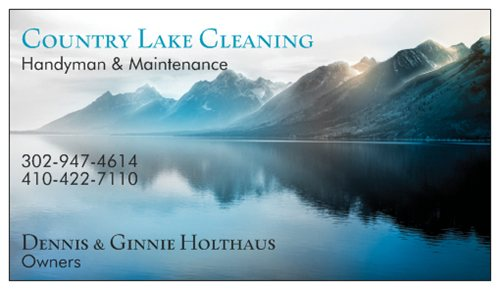 Logo for Country Lake Cleaning and Maintance