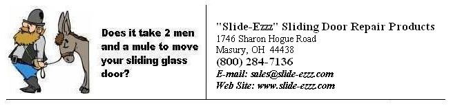 Slide-Ezzz Sliding Door Repair Products logo
