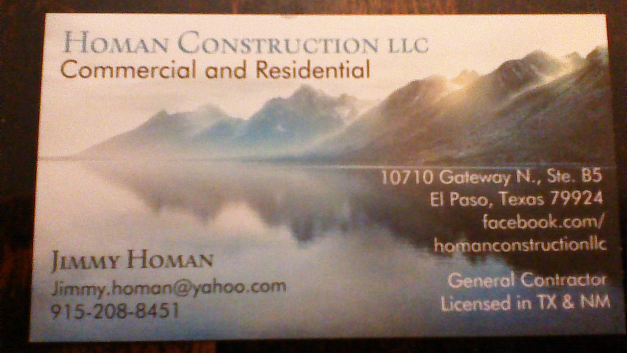 HOMAN CONSTRUCTION LLC logo