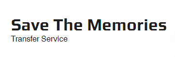 Save The Memories logo