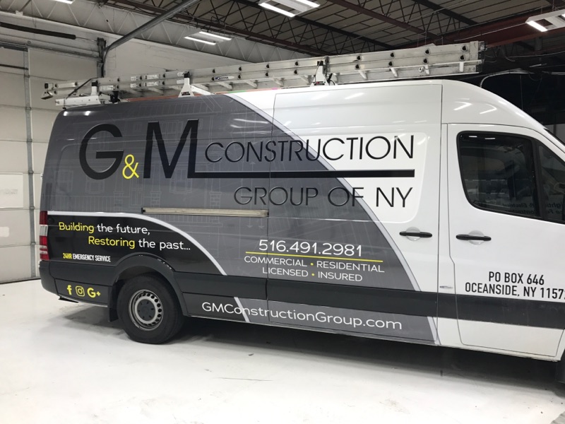 Logo for G & M Construction Group of NY