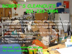 ROBERT'S CLEANOUTS logo