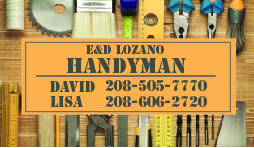 Logo for E & D Lozano Handyman Service