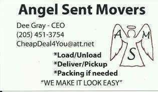 Angel Sent Movers logo
