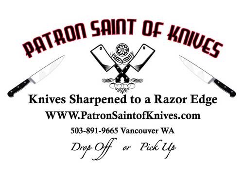 Patron Saint of Knives logo