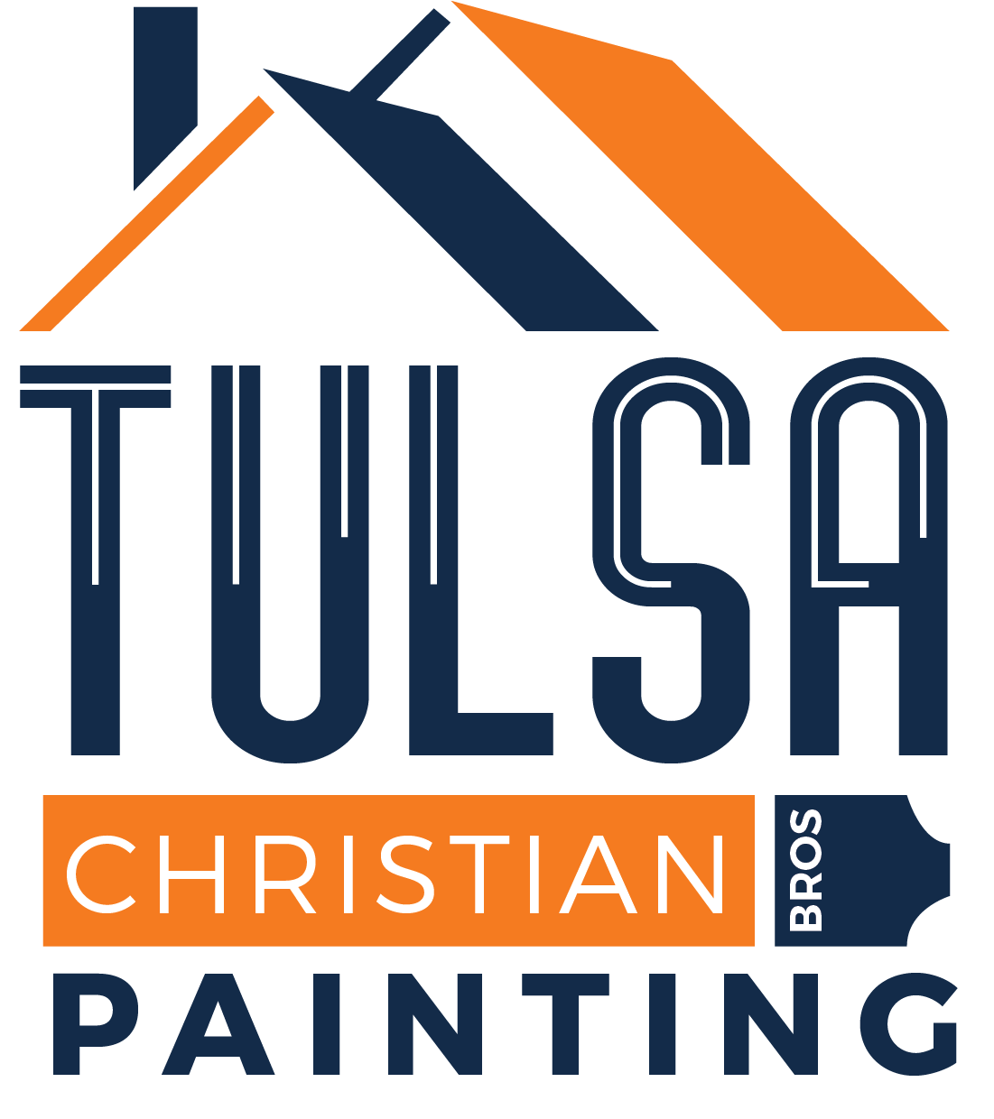 Tulsa Christian bros painting logo