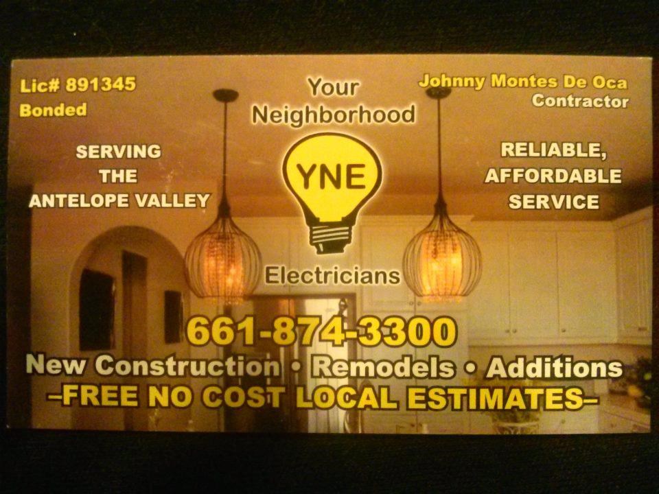 Logo for Your Neighborhood Electricians