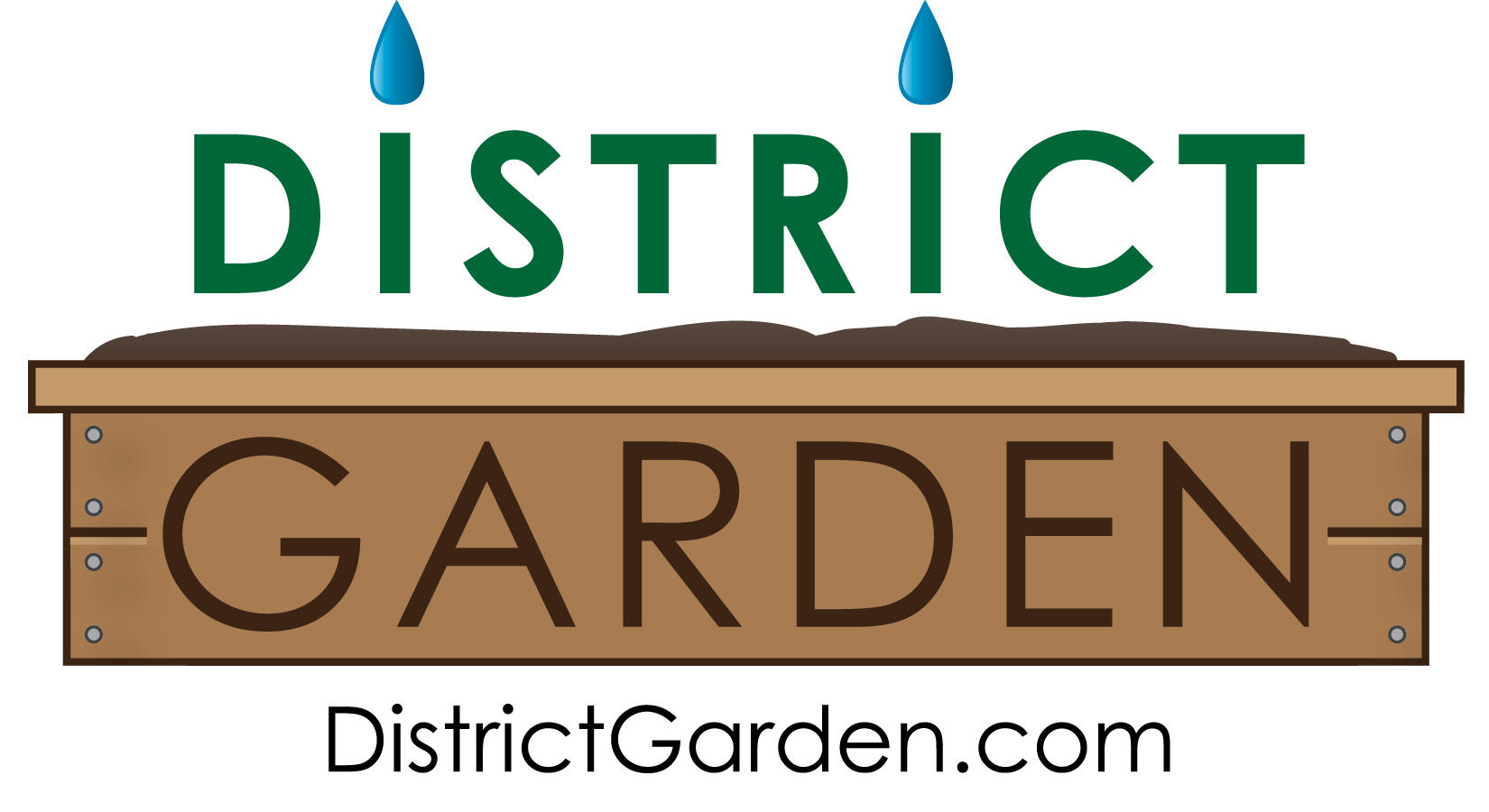 Logo for District Garden