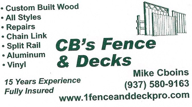 CB'S Fence & Decks logo
