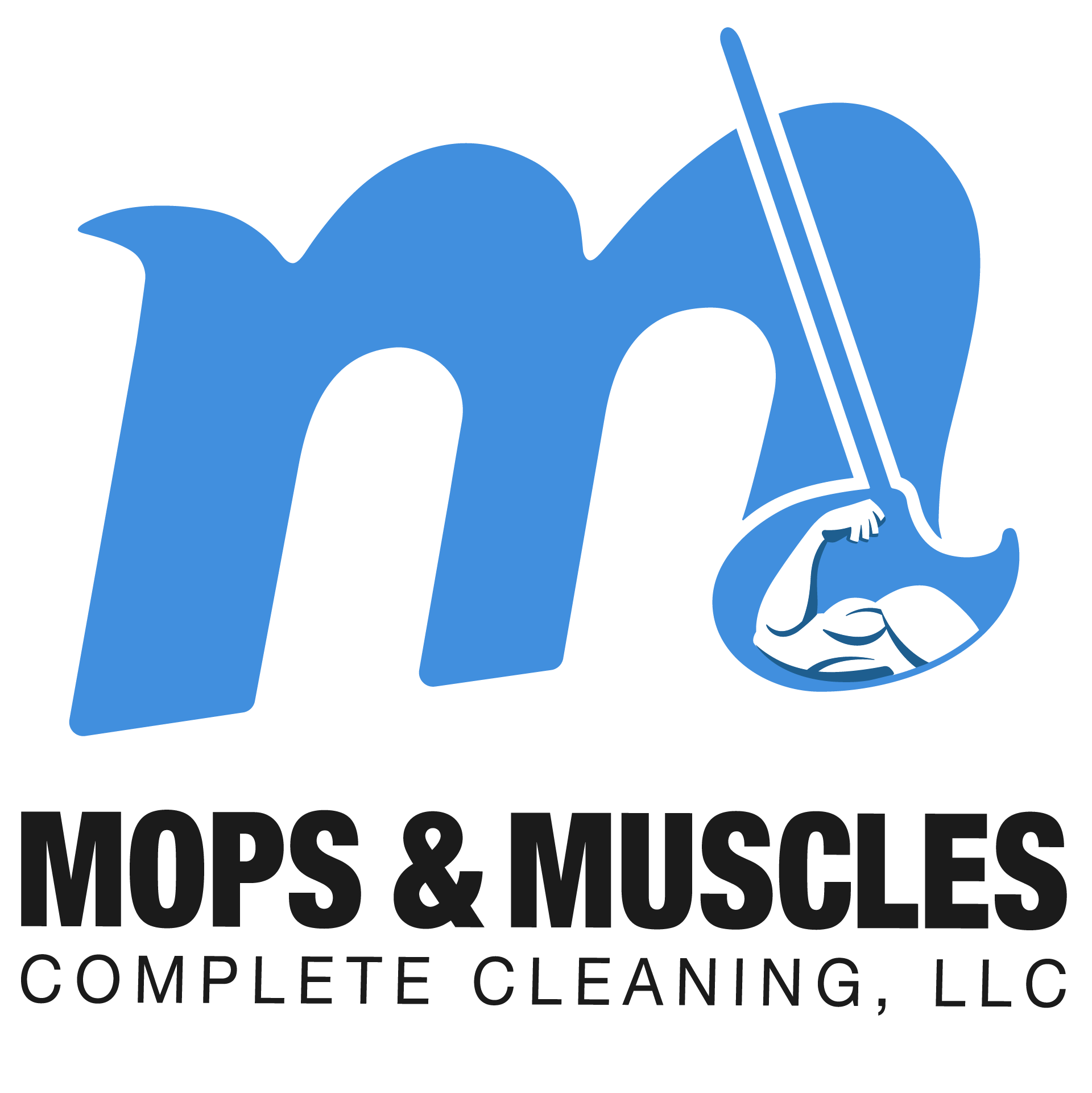 Logo for Mops & Muscles Complete Cleaning LLC