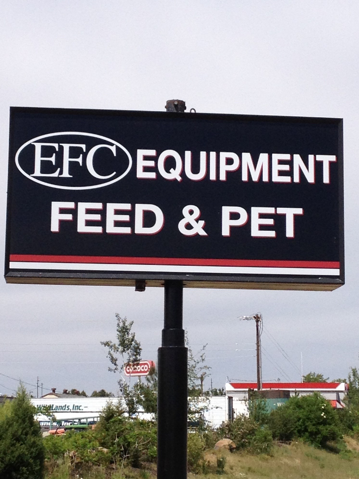 EFC Equipment Feed & Pet logo