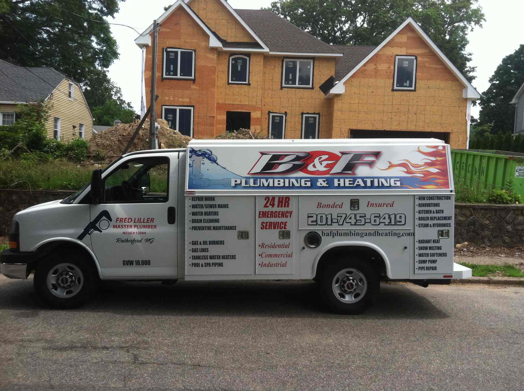 Logo for B&F Plumbing and Heating