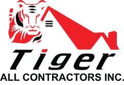 Logo for Tiger All Contractors Inc. Seamless Gutters