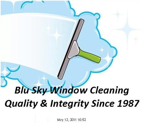 Logo for Blu Sky Window Cleaning