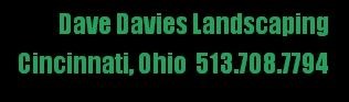 Dave Davies Landscaping logo