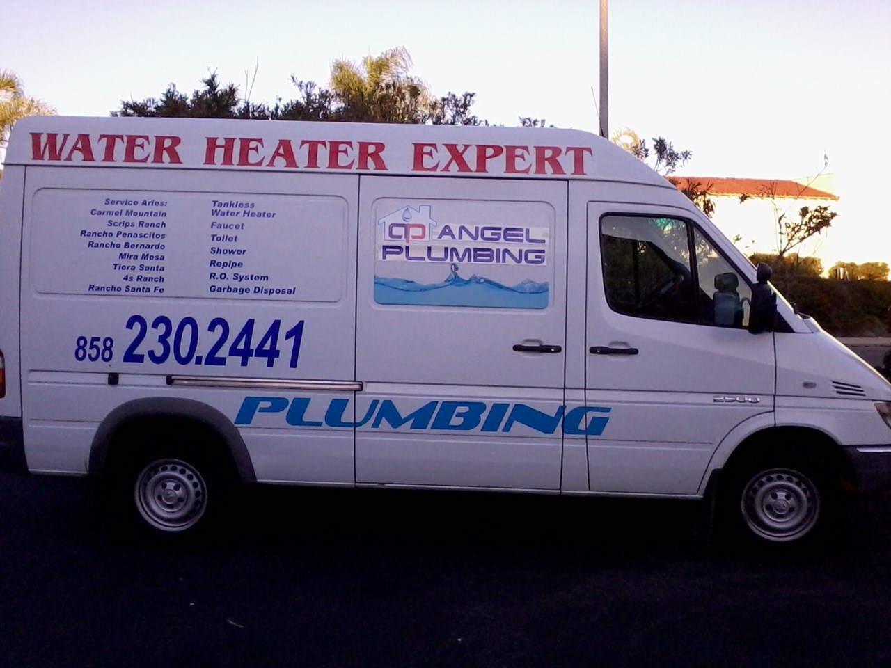 Logo for Angel Plumbing