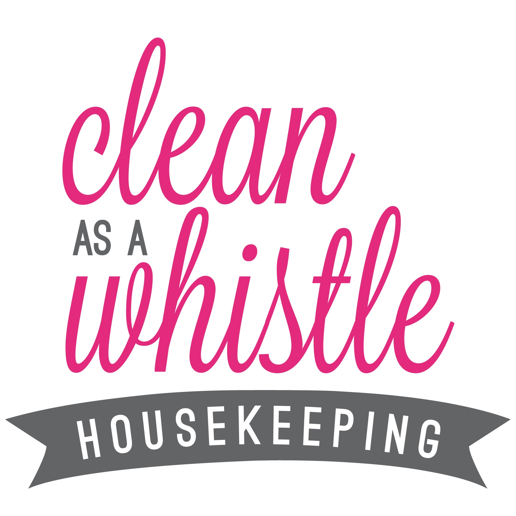 Clean As A Whistle Housekeeping logo