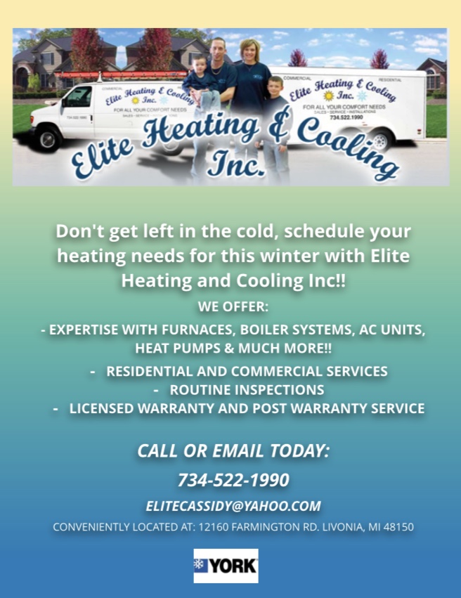 Logo for Elite Heating & Cooling Inc