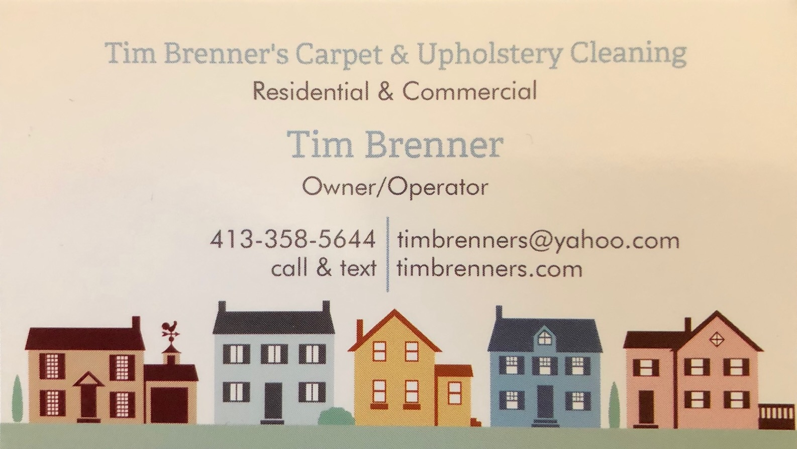 Tim Brenner's Carpeting, Rug & Upholstery Cleaning logo