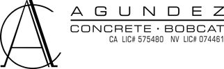 Agundez Concrete & Bobcat logo
