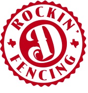 Logo for Rockin'D Fencing
