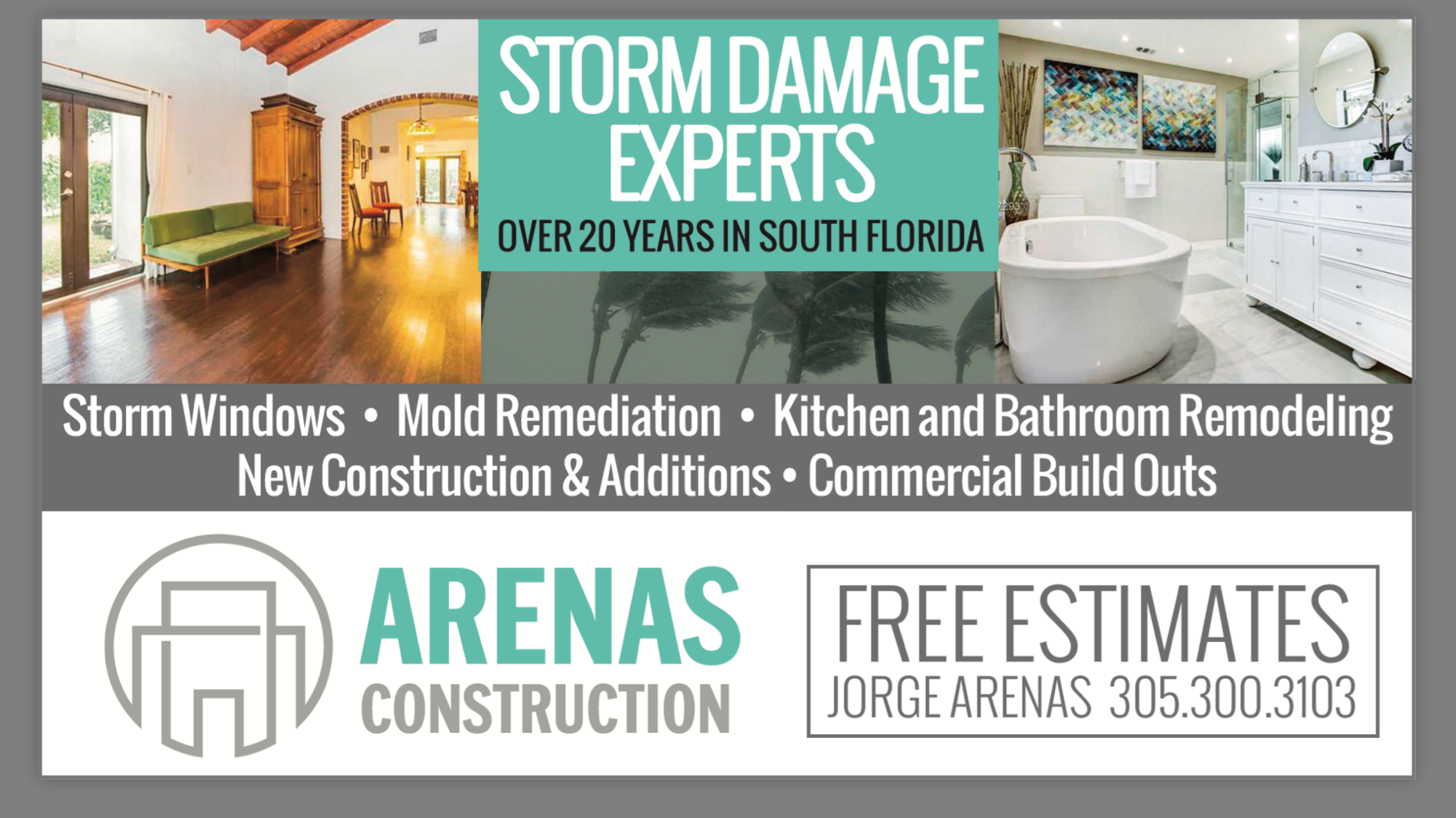 Arenas Construction, Inc logo