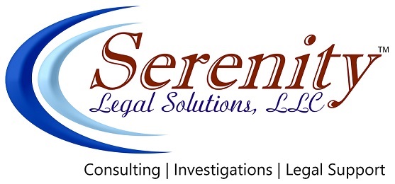 Logo for Serenity Legal Solutions LLC.