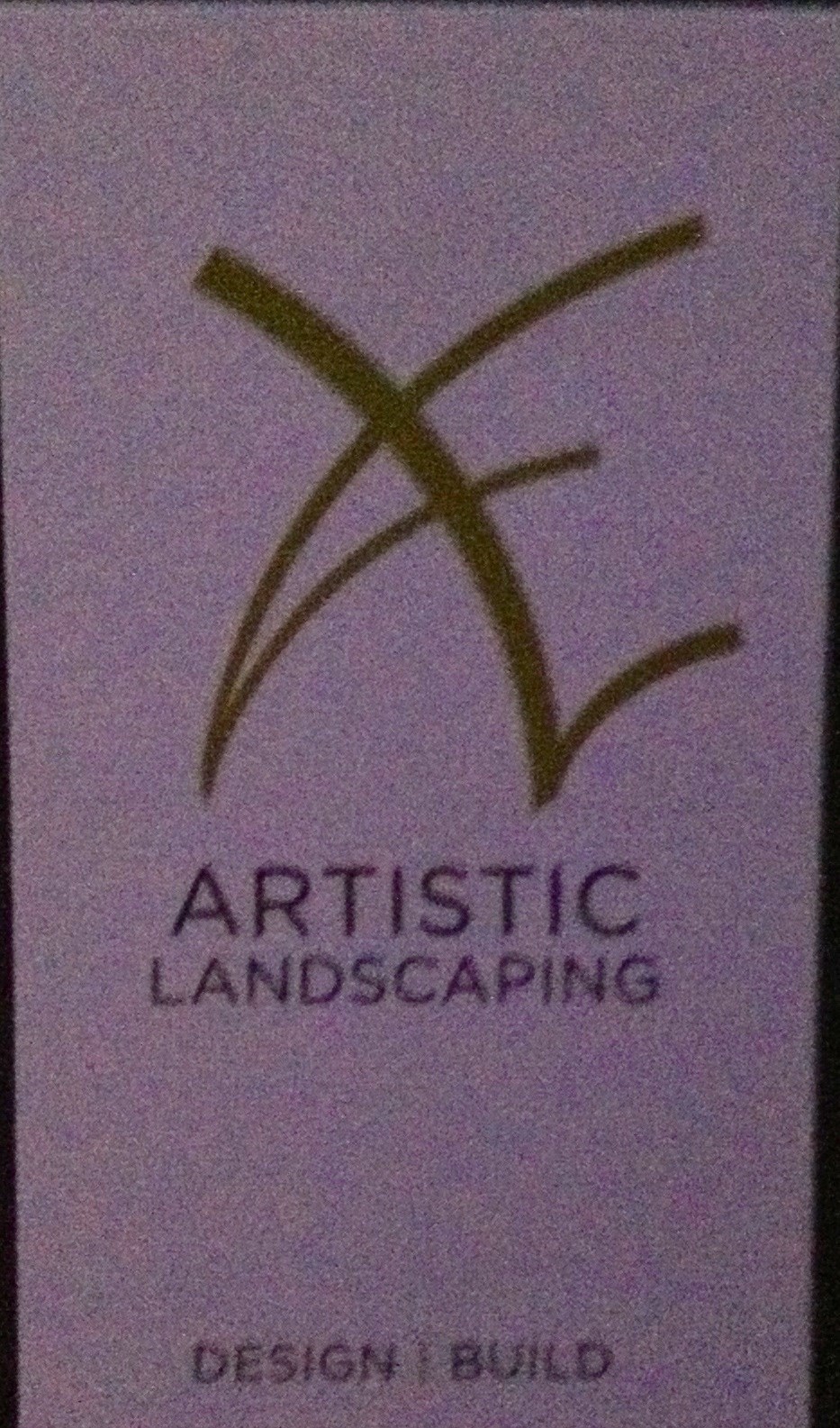 Logo for Artistic Landscaping