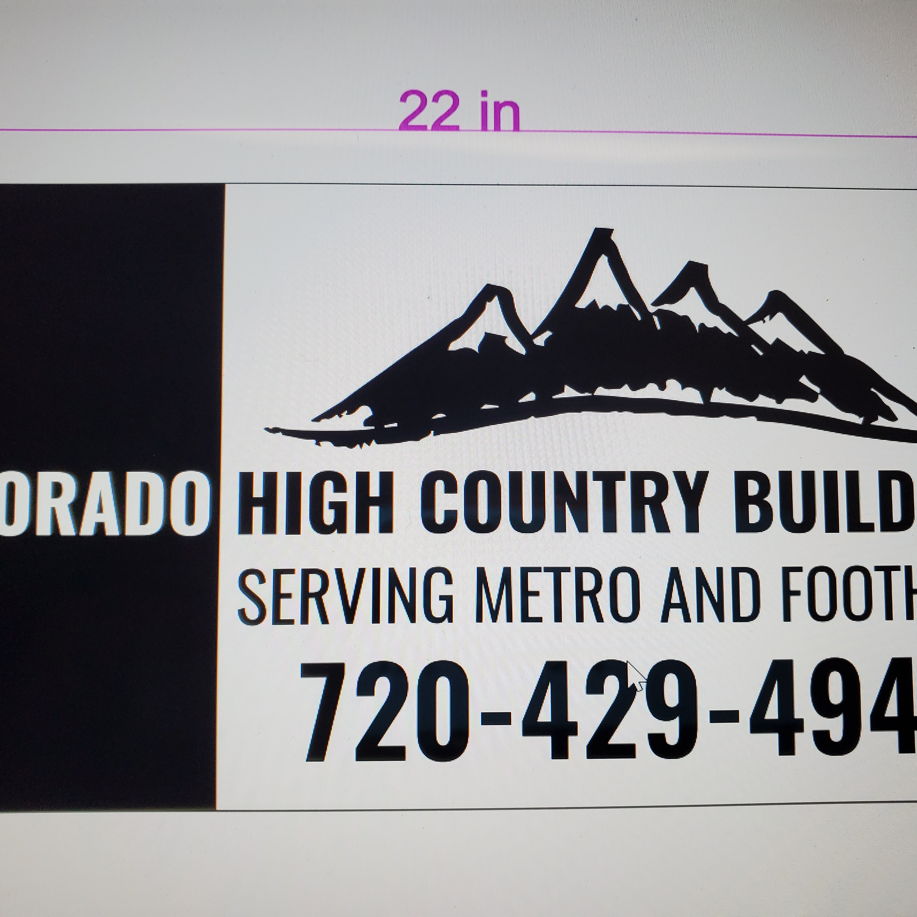 Colorado High Country Builders llc logo