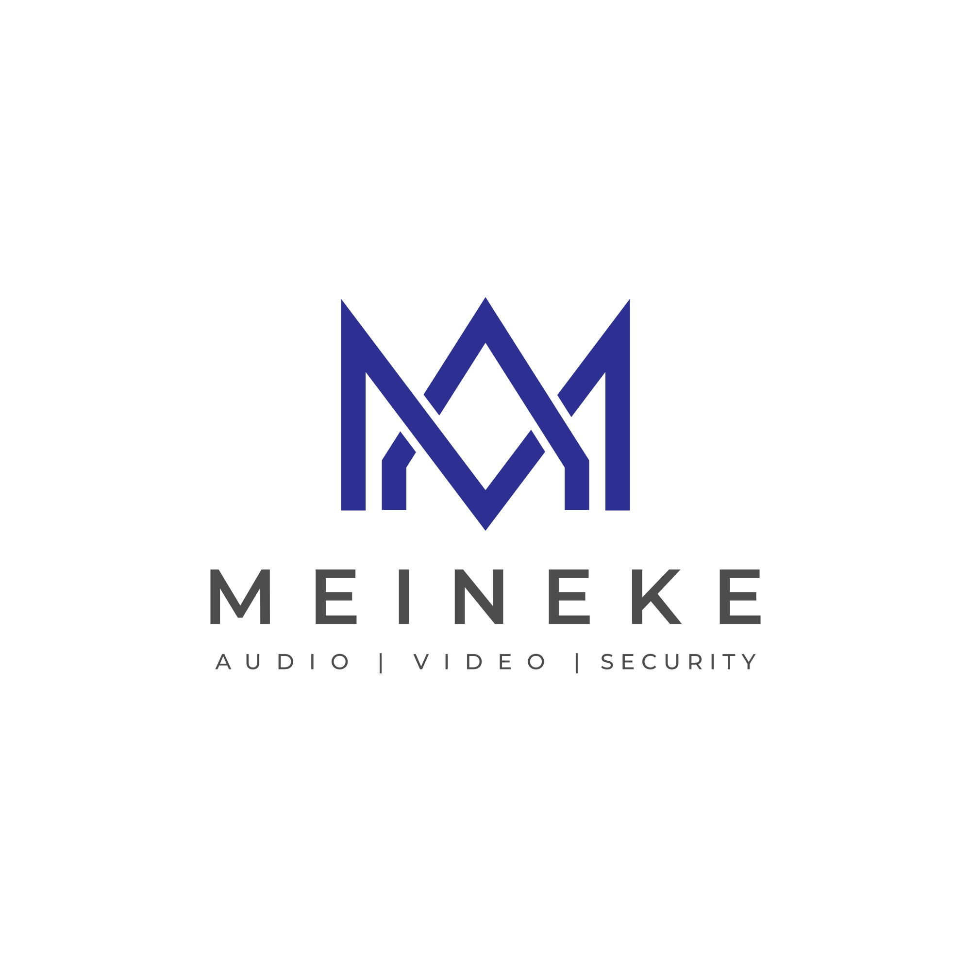 Meineke Audio Video Security logo