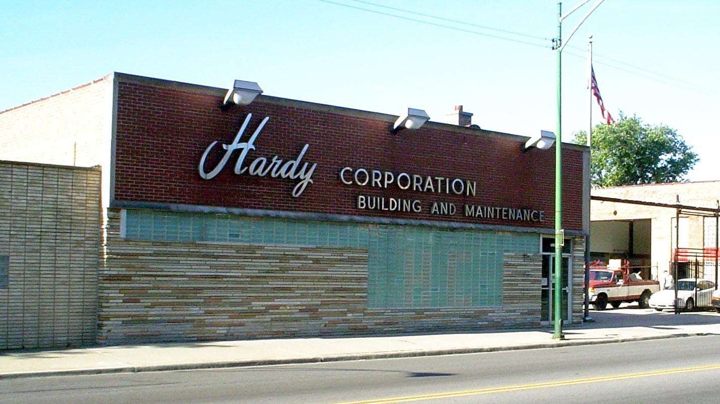Logo for Hardy Glass Block Panels
