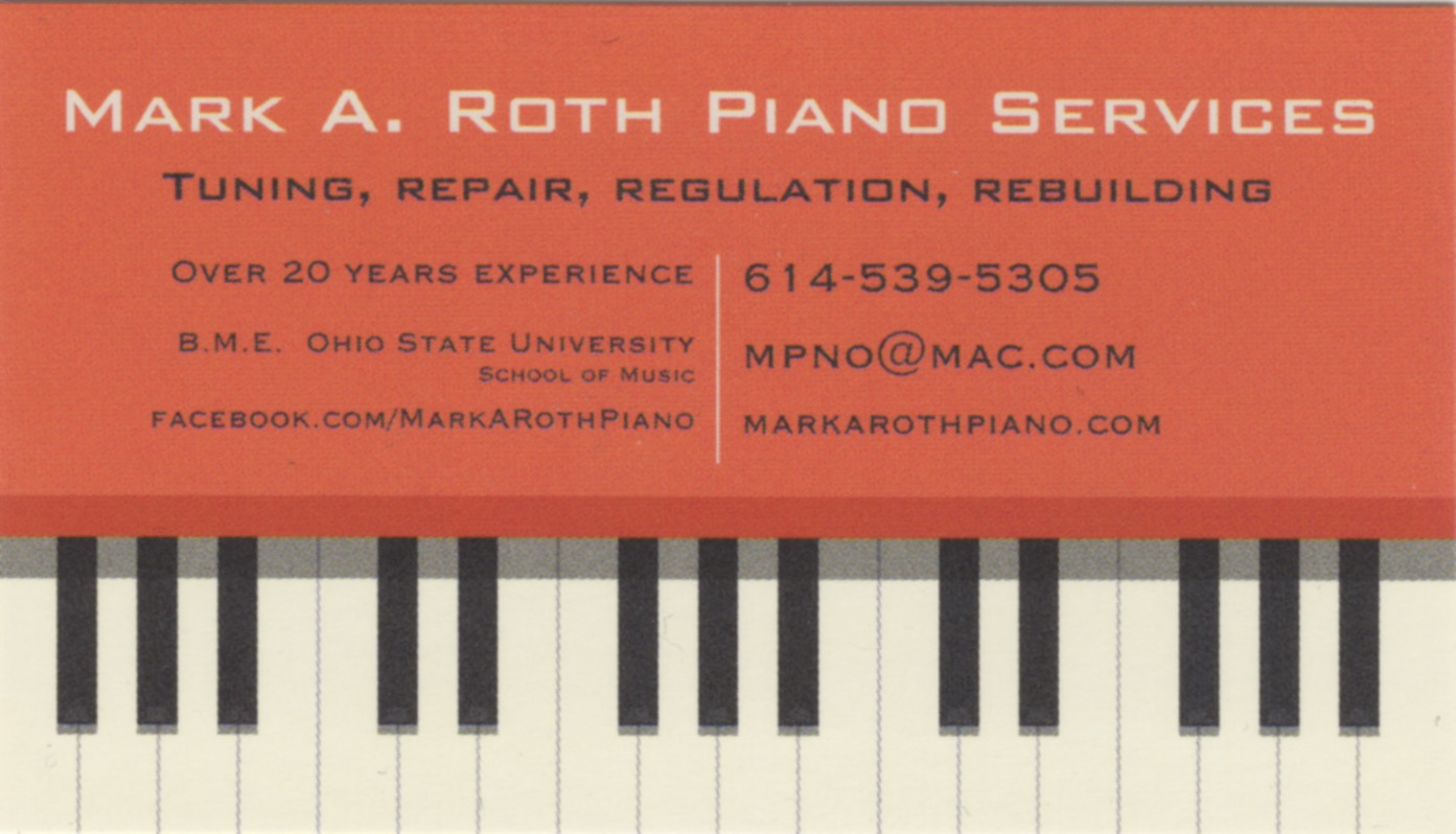 MARK A ROTH PIANO SERVICES logo