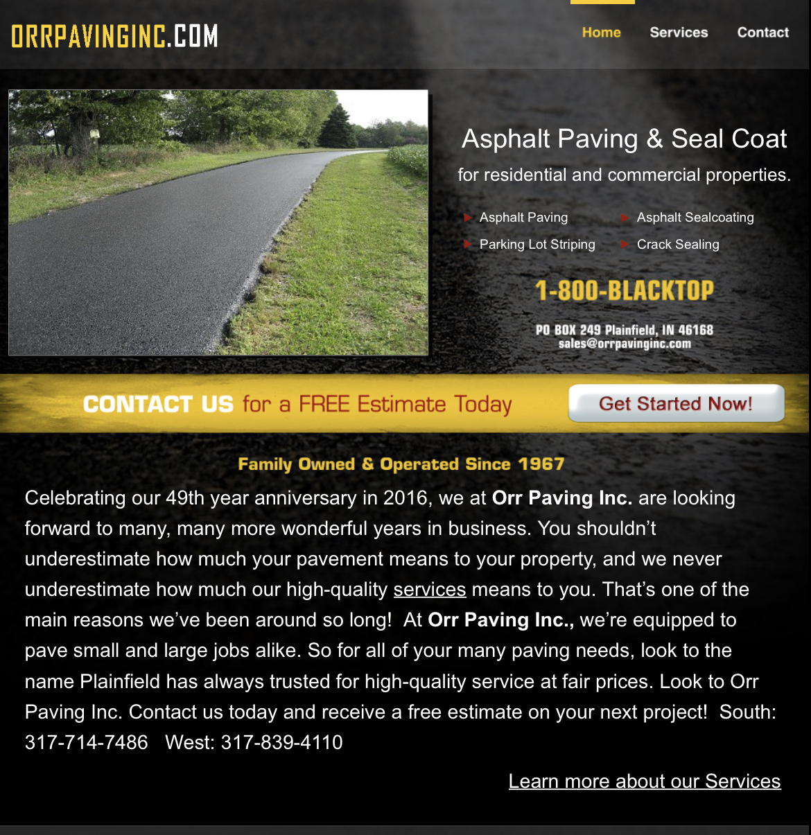 ORR PAVING logo