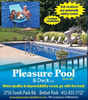 PLEASURE POOL & DECK CO logo