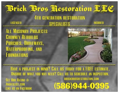 Logo for Brick Bros Restoration