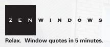 Logo for Zen Windows - Cincinnati