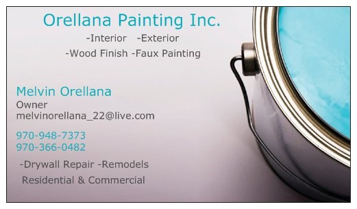 Logo for Orellana Painting Inc